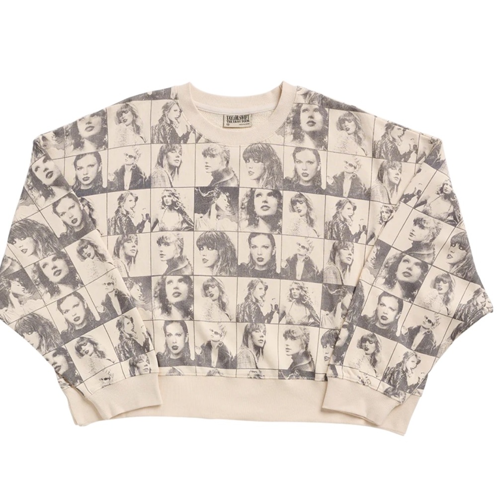 Taylor Swift Eras Tour cropped sweatshirt